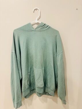 PINK Victoria's Secret Mint Green Hooded Sweatshirt